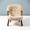 Philip Arctander Sheepskin Clam Armchair- | Get A Free Side Table Today