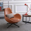 Snail Armchair, Brown Leather-Weilai Concept