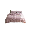 ST214 Linen Duvet Cover + Bed Sheet + 2 Pillowcases, King- | Get A Free Side Table Today