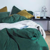 ST254 Velvet Duvet Cover + Bed Sheet + 2 Pillowcases, King- | Get A Free Side Table Today