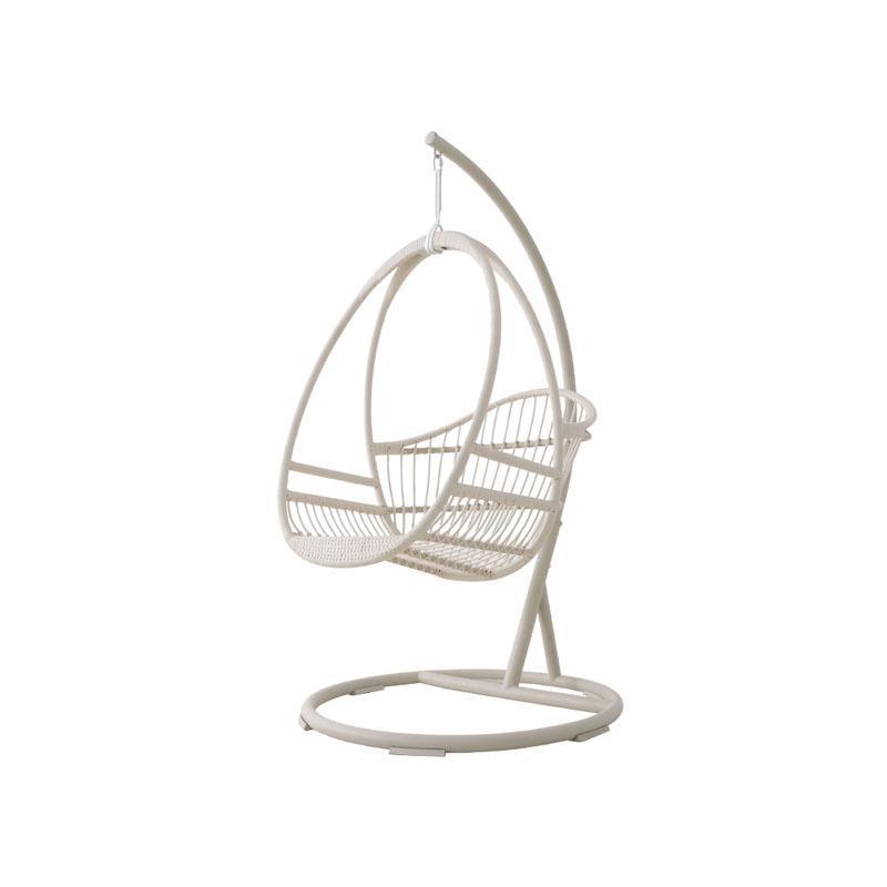 SU1240 Hammock Swing Chair, Indoor/ Outdoor Furniture, White Rattan- | Get A Free Side Table Today