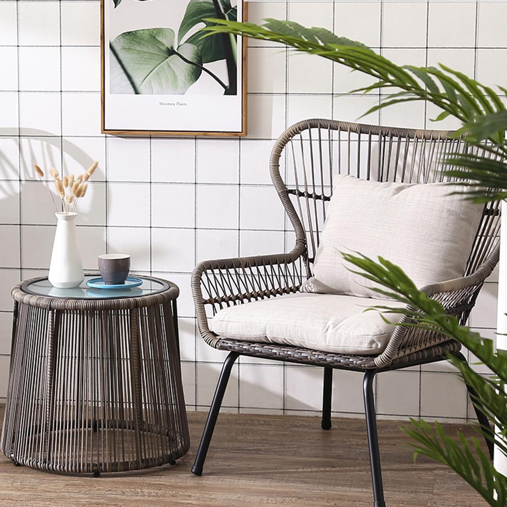 Swara Rattan Armchair, Indoor/ Outdoor Furniture- | Get A Free Side Table Today