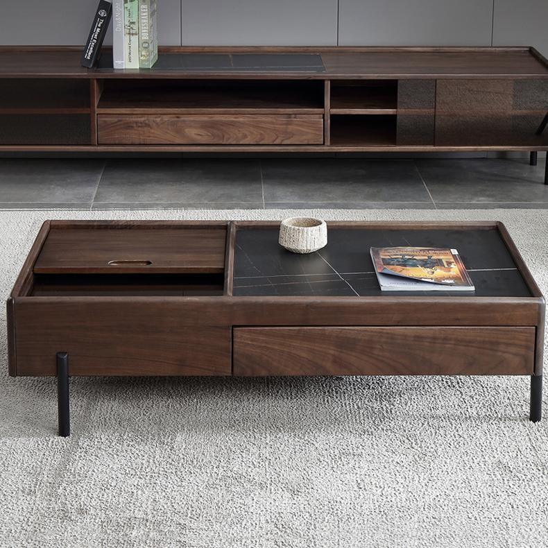 T139 Coffee Table, Rosewood- | Get A Free Side Table Today