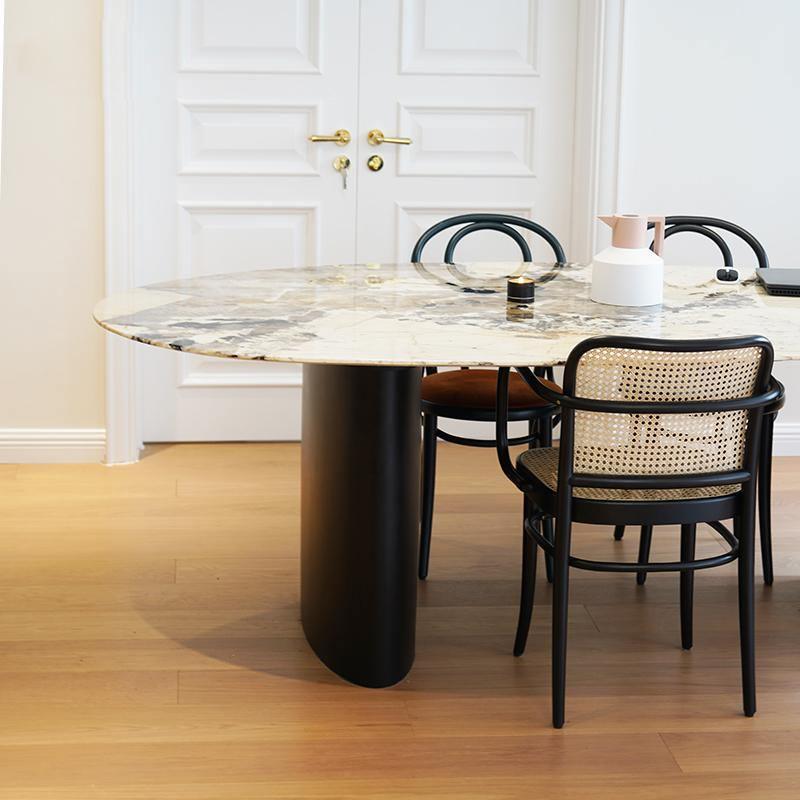 Tambo Dining Table, Marble- | Get A Free Side Table Today
