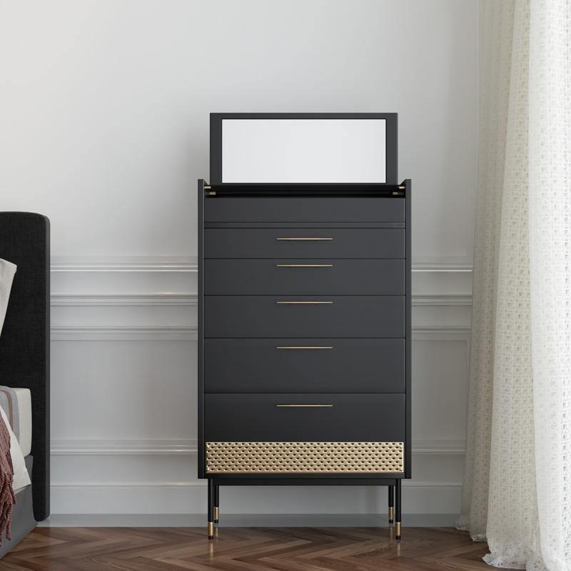 Tandy Chests Of Drawers With Mirror- | Get A Free Side Table Today