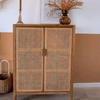 Tandy T3 Rattan Cabinet, Hallway Storage, Shoe Storage- | Get A Free Side Table Today