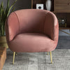 Tarr Armchair, Velvet- | Get A Free Side Table Today