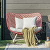 Temescal Rattan Garden Rocking Chair, Indoor/ Outdoor Furniture- | Get A Free Side Table Today