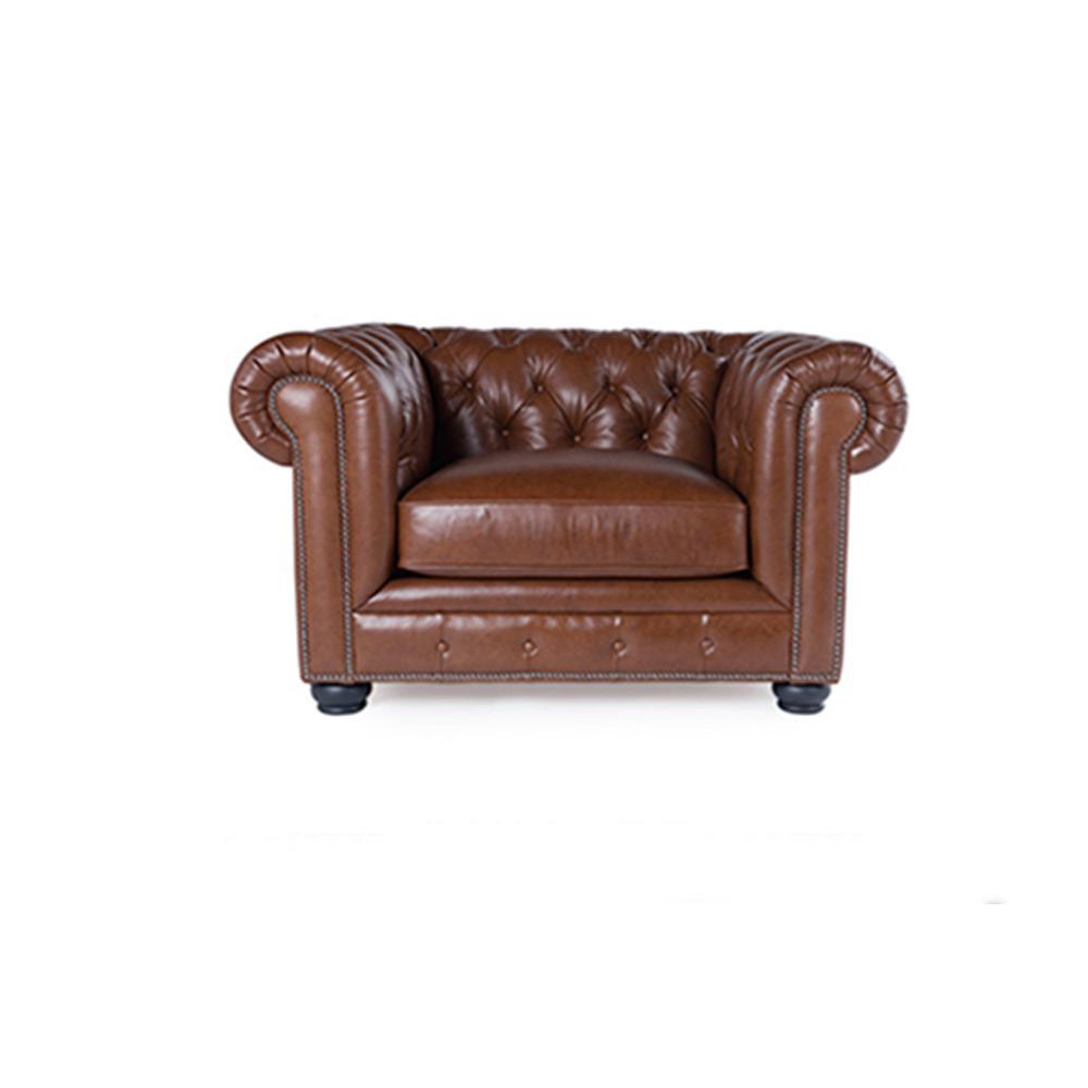 The Chesterfield Armchair, Real Leather- | Get A Free Side Table Today