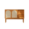 Tulma Sideboard, Natural Rattan & Oak- | Get A Free Side Table Today