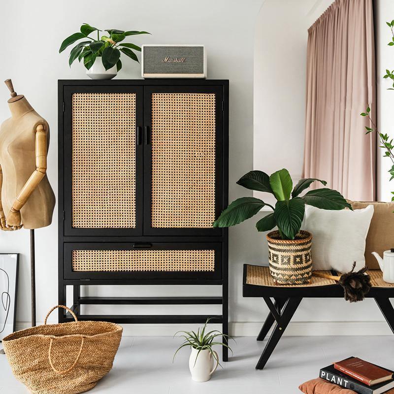 Uno G9 Rattan Cabinet, Bookcase, Wardrobe- | Get A Free Side Table Today