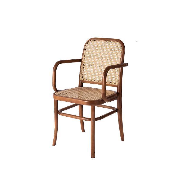 Vanesa Rattan Dining Chair, Oak- | Get A Free Side Table Today