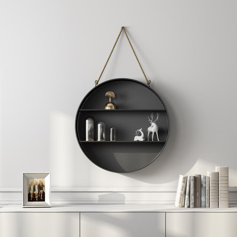 W92 Wall Storage, Black- | Get A Free Side Table Today