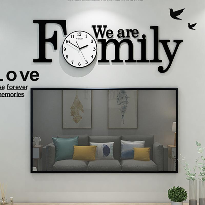 We Are Family Clock- | Get A Free Side Table Today