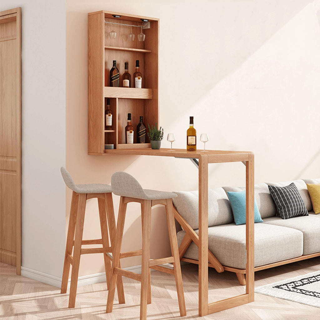 Weilai J51 Bar Set, Wood- | Get A Free Side Table Today